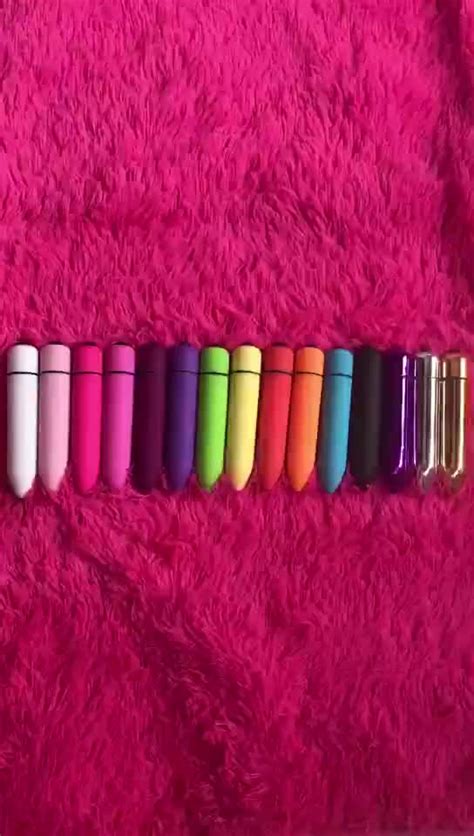 7 Colors 10 Speed Mini Bullet Vibrator For Women Waterproof Clitoris