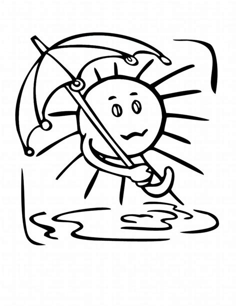 weather coloring pages    print