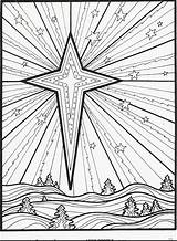 Coloring Christmas Pages Star Doodle Insights Adults Let Educational Sheets Adult Lets Markers Bethlehem Detailed Printable Colouring Color Nativity Clipart sketch template