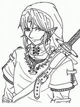 Coloring Zelda Pages Link Comments sketch template
