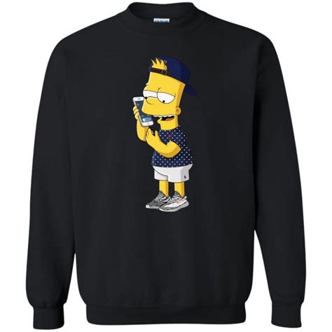Bart Simpson Yeezy Sply 350 Bape Sweatshirt Shop The