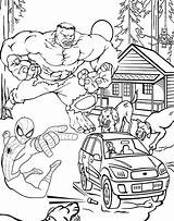 Hulk Avengers Coloringpagesfortoddlers Directions Familyfriendlywork sketch template