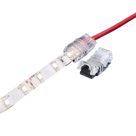 led strip  wire  pin connector  mm smd   waterproof ip led tape light