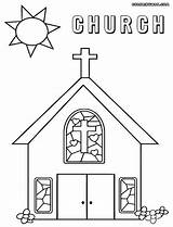 Coloring Catholic Church Outline Pages Drawing Faith Building Kids Ages Sheets Preschool Print Bible School Old Printable Color Children Drawings sketch template