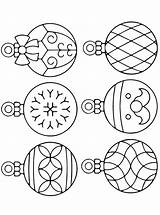 Weihnachtskugeln Kerstballen Kleurplaat Balls Malvorlage Kleurplaten Persoonlijke sketch template