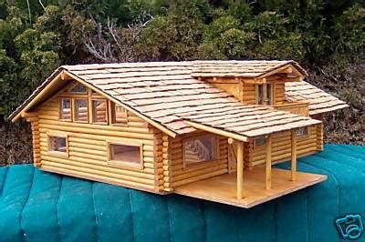 ranch dollhouse kit log home miniature