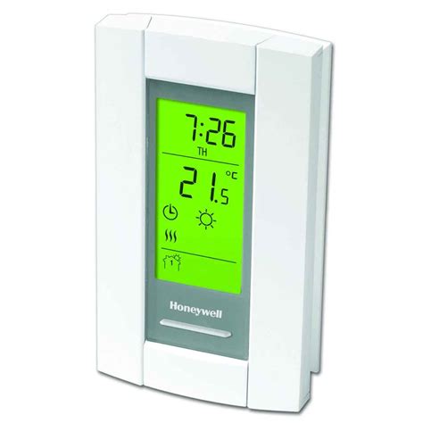 honeywell tla digital programmable single pole  voltage thermostat