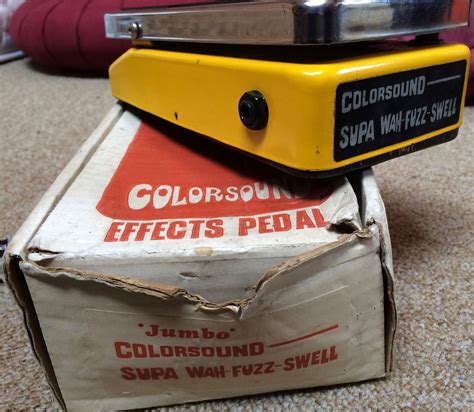 colorsound supa wah fuzz swell reverb