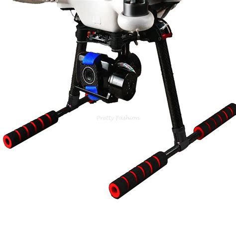 fashion carbon fiber fpv tall landing skid gear kit  dji phantom  vision quadcopter landing