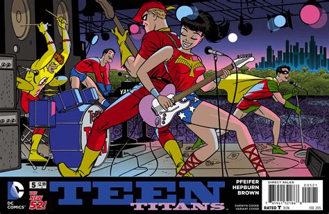 Oct140263 Teen Titans 5 Darwyn Cooke Var Ed Previews World