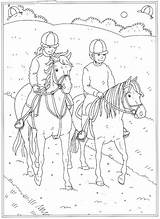 Manege Van Kleurplaten Coloring Kids Pages Horse Op Fun Pony Visit Horses sketch template