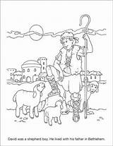 David Coloring Shepherd Bible Boy Pages Activities Sheep School Sunday Story His Preschool Kids Crafts Stories Activity Sheets Shepard Lessons sketch template