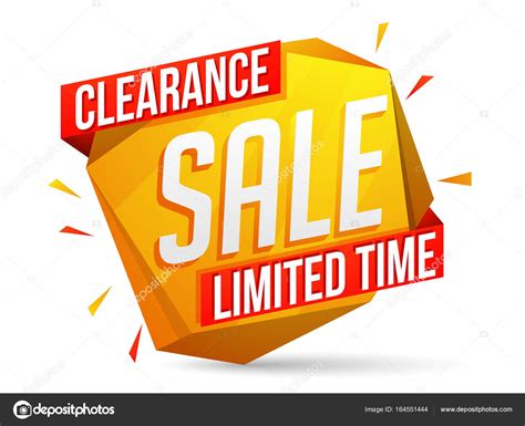 web banner  sale poster design  clearance sale  limite stock vector image