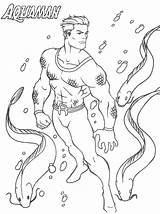 Aquaman Lego Coloring Pages Getdrawings sketch template