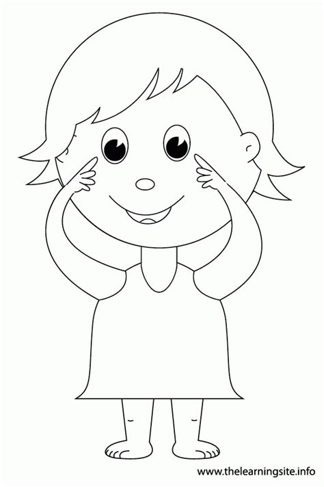 body parts coloring pages  kids coloring home witch worksheets