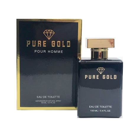 pure gold pour homme eau de toilette mens perfume aftershave ml colour zone cosmetics