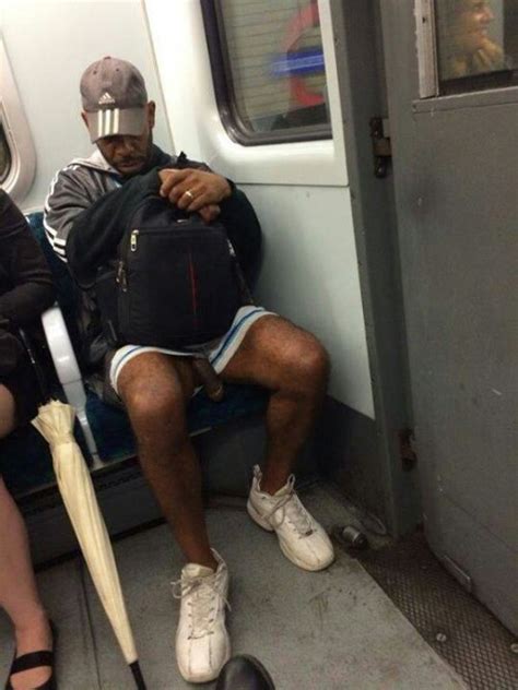 big black cock out on the subway shaftly