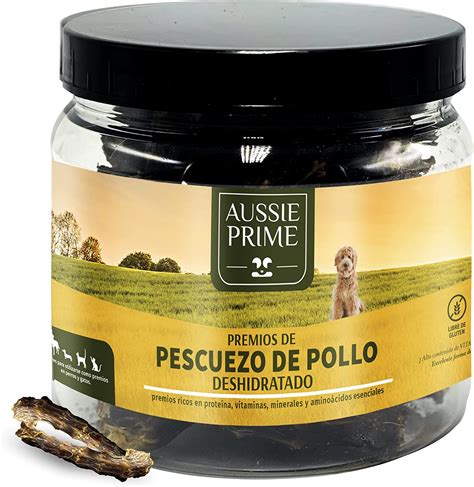 Aussie Prime Treats Para Perro Pescuezo De Pollo Deshidratado 180
