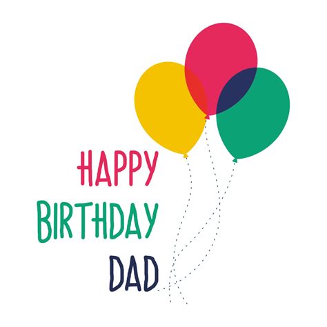 happy birthday dad printable