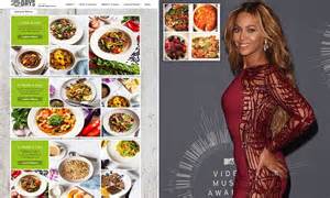 beyonce launches  day vegan meal delivery service