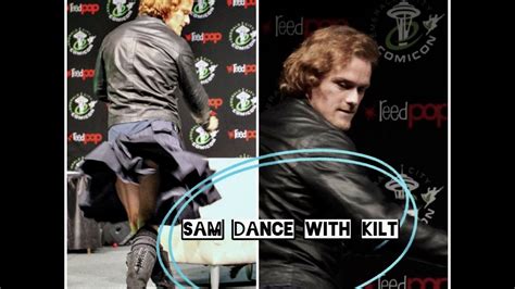 Sam Heughan Sexy Dance Kilt Youtube
