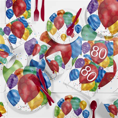 balloon blast  birthday party supplies kit serves  guests