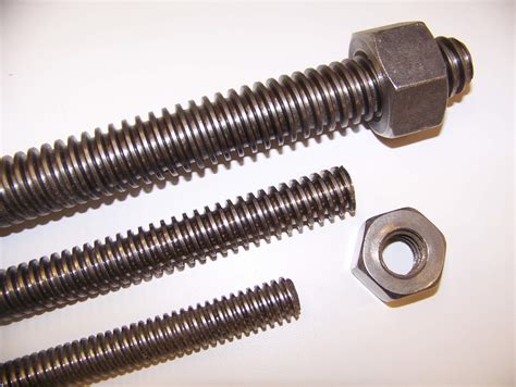 single  double ended threaded rods  domestic bolt