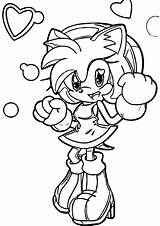 Sonic Amy Coloring Pages Rose Pink Boom Hedgehog Crush Drawing Beauty Cute Print Colouring Color Printable Kids Do Clipartmag Winehouse sketch template
