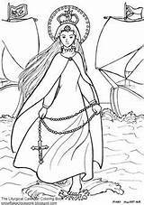 Victory Zita Alexandria Rosary Fatima sketch template