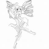 Winx Mythix Club Coloring Pages Bloom Template Sirenix sketch template