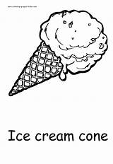 Pages Food Coloring Ice Cream Cone Color Kids Sheet Sheets Printable Nature Colouring Handwriting Worksheets Found Choose Board sketch template