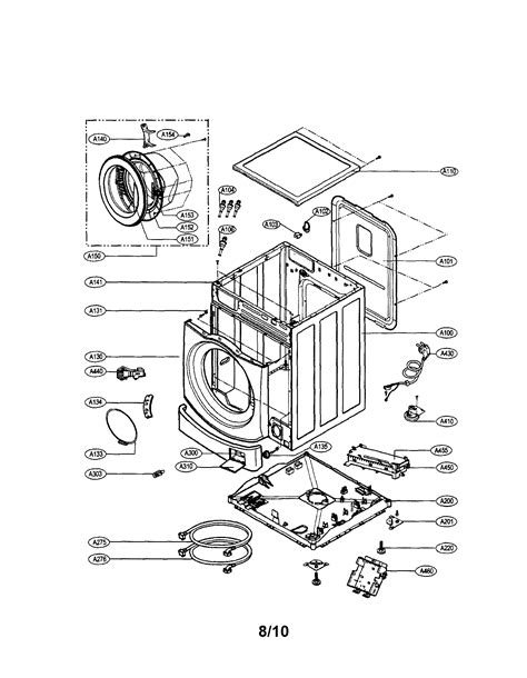 lg model wmhr washer repair replacement parts