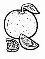 Orange Coloring Drawing Pages Colouring Clipart Clip Food Printable Popular Fruits Paintingvalley Library Books sketch template