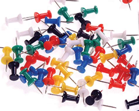 push pins pack   assorted colours supplies east riding