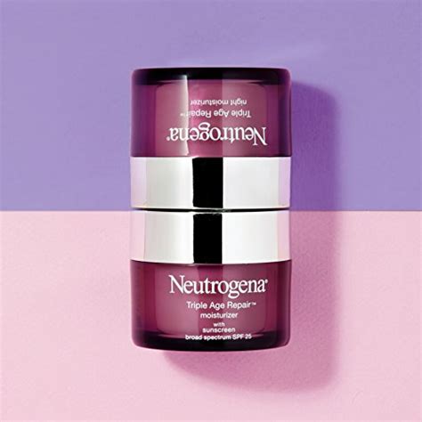 neutrogena triple age repair anti aging face moisturizer with spf 25