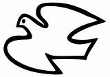 Dove Line Clip Peace Library Clipart Symbols sketch template