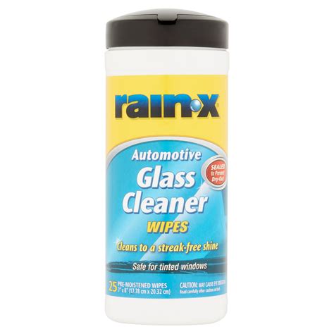 rain  automotive glass cleaner pre moistened wipes  count  walmartcom