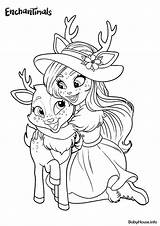 Enchantimals Babyhouse Hugs Danessa sketch template