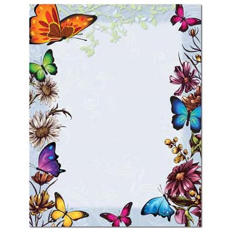 butterfly stationery butterfly invitation paper