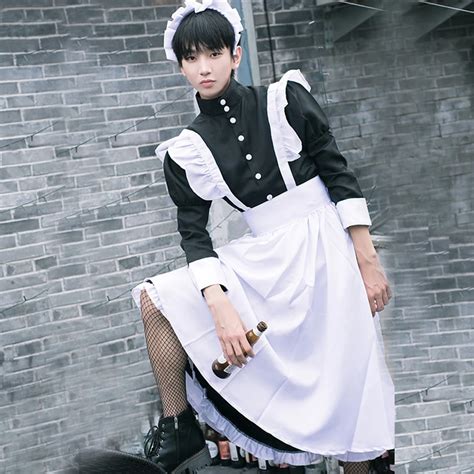 japanese adults sissy maid dress women men party role cosplay costume