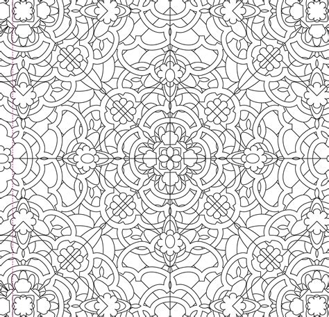 kaleidoscope designs adult coloring book  stress relieving designs