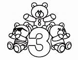Number Coloring Pages Printable Kids sketch template