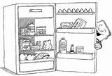 Nevera Frigorificos Alimentos Congelador Neveras Conservados Infantiles Pretende Disfrute Compartan sketch template