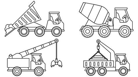 printable construction truck printable word searches