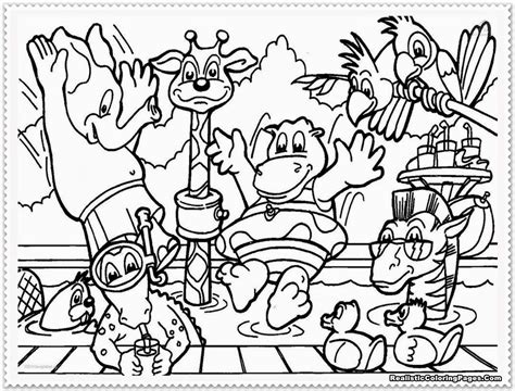 gambar zoo coloring pages print  images animal  printable cute