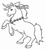 Unicorn Coloring Printable Pages sketch template