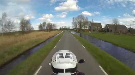 honda cbrr motorcycle ride escape  amsterdam gopro youtube