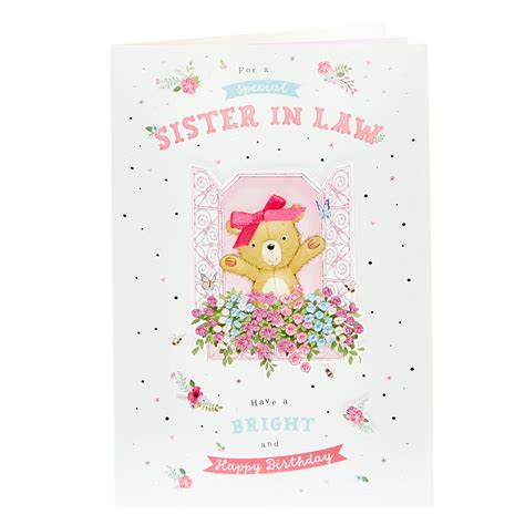 buy birthday card   special sister  law  gbp  card