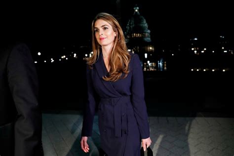Opinion Hope Hicks’s Many Opportunities The Washington Post