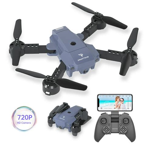 snaptain  mini foldable drone  p hd camera fpv wifi rc quadcopter blue walmartcom